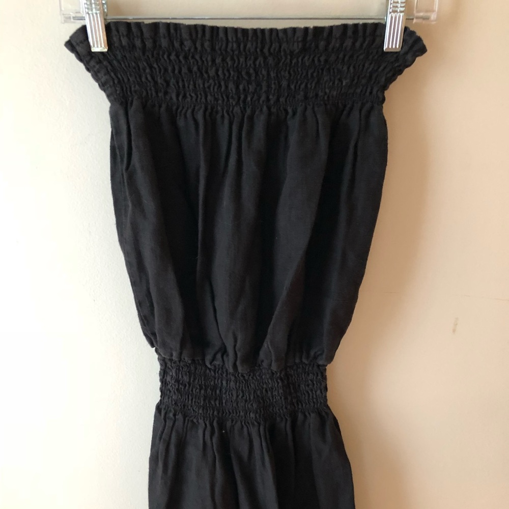 Black Strapless Dress